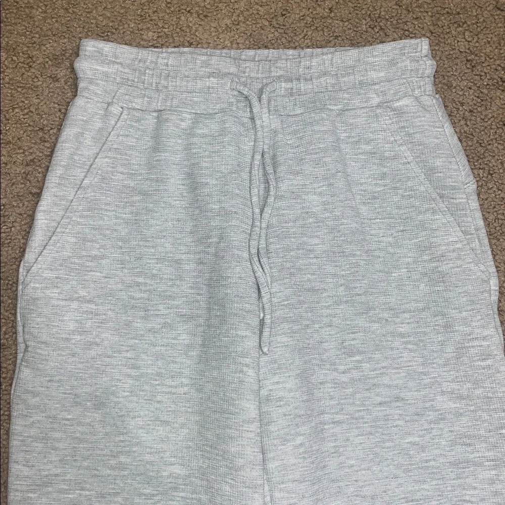 Alo Micro Waffle Fireside Jogger Sweatpant Dove‎ Grey Heather XXS